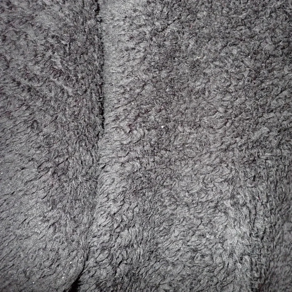 Lululemon Textured Fleece 1/2 Zip Black Size 12 - Picture 6 of 12